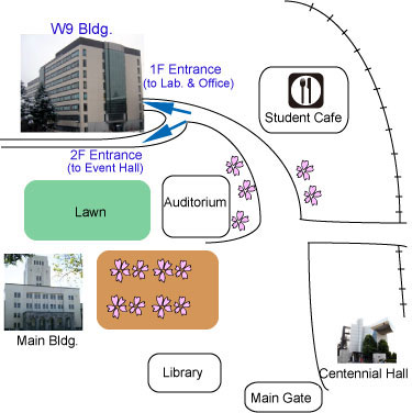 Ookayama campus map